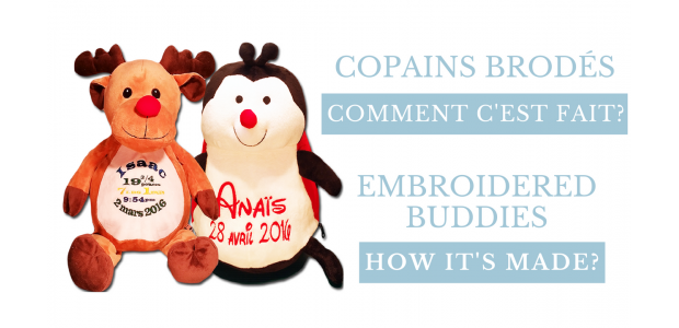 Les Copains Brodés Personnalisés chez Souvenir Intemporel, Comment c'est fait?